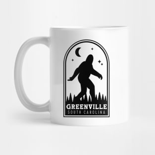 Greenville South Carolina SC Bigfoot Tourist Souvenir Mug